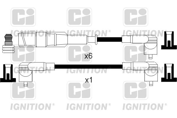 QUINTON HAZELL Süütesüsteemikomplekt XC838